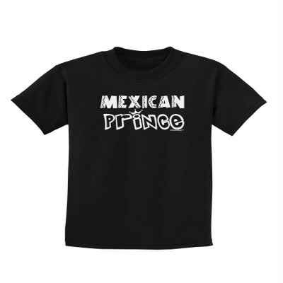 TOOLOUD Mexican Prince - Cinco de Mayo Childrens Dark T-Shirt - Black - Small