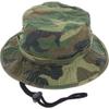 100% Cotton Boonie Fishing Bucket Hat with String ,Woodland Camo ,Large/X-Large view 1