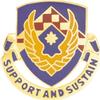 Aviation Logistics School Unit Crest (Support And Sustain) view 1