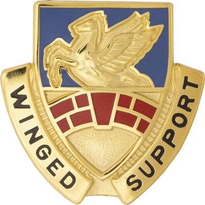 104th Aviation Unit Crest PA ARNG (Winged Support)