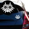 Yoonek Graphics Majoras Mask Skin Decal Sticker for Car Window, Laptop, Motorcycle, Walls, Mirror and More. # 552 (8" x 9.7", White) view 1