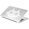 Yoonek Graphics Majoras Mask Skin Decal Sticker for Car Window, Laptop, Motorcycle, Walls, Mirror and More. # 552 (8" x 9.7", White) view 2