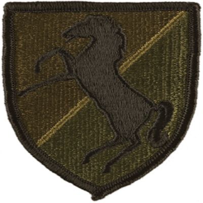 11th Armored Cavalry Patch (Subdued (BDU))