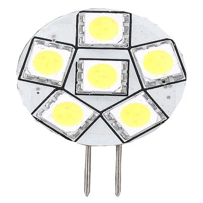Marine Boat RV AUTO Trailer Part LED Bulb G4 Warm White Side PIN 23MM Dia. 6 PCS