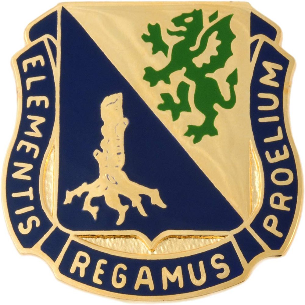 Chemical Regimental Crest (Elementis Regamus Proelium) D-5807