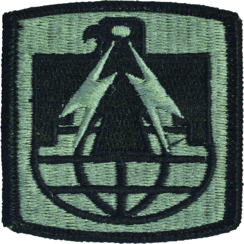 11th Signal Brigade Patch (ACU with Fastener)