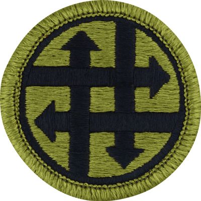 4th Sustainment Command Patch (OCP Scorpion with Fastener)