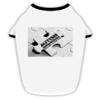 TOOLOUD Autism Awareness - Puzzle Black & White Cotton Dog Shirt White with Black Medium view 1