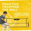 SKLZ Quickster Soccer Trainer - Dual-Sided Rebounder for Solo Passing, Receiving, Trapping Practice - Large & Small Rebound Net - Weather Resistant - Adjustable Frame, Metal Stakes & Carry Bag view 3