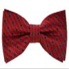 SYAYA Men's Bow Tie, Polka Dot Pre-Tied Bowtie for Boy Clip-On Formal Tuxedo or Weddings & Easter Day Dinner Parties M-B-T1 (Z- Burgundy, M - (children)) view 1