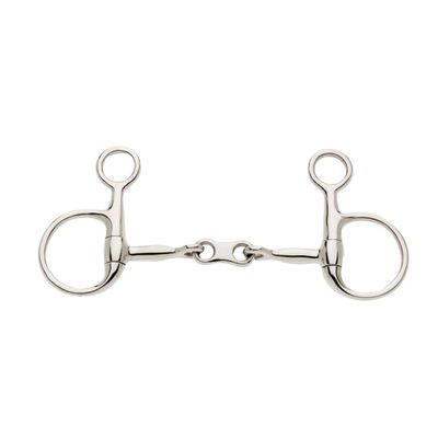Lorina French Link Hanging Cheek Snaffle (6.5in) (Silver)