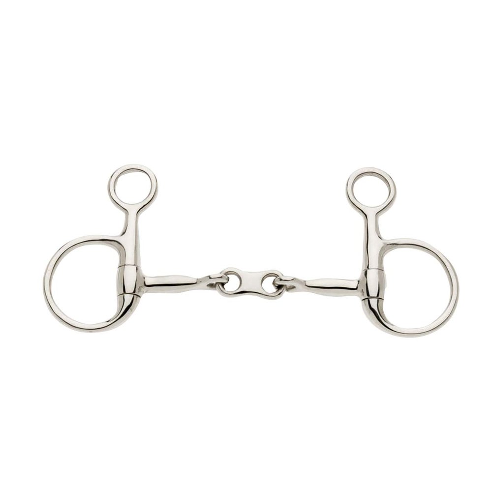 Lorina French Link Hanging Cheek Snaffle (6.5in) (Silver)