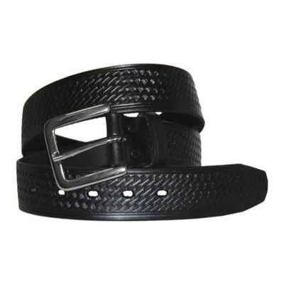 1.75-inch Basketweave Garrison Belt - Rounded Buckle - Larger Sizes - 050-50 inches