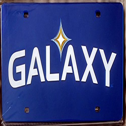 LA Galaxy Los Angeles Deluxe Blue Laser Cut in-Laid License Plate Tag MLS Soccer