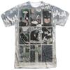 Batman Last Laugh Unisex Adult Front Only Sublimated T Shirt for Men and Women, Large White view 1