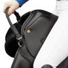 Hunters Saddlery Leather Grab Strap for English Equestrian Saddle - Safety Handle for Horse Riding Balance (Black) view 2
