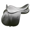 Hunters Saddlery Leather Grab Strap for English Equestrian Saddle - Safety Handle for Horse Riding Balance (Black) view 3