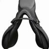 Hunters Saddlery Leather Grab Strap for English Equestrian Saddle - Safety Handle for Horse Riding Balance (Black) view 4