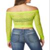 amscan Women Retro Collection, Neon Green, Adult Free Size view 2