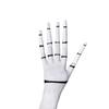 Disguise Disney Nightmare Before Christmas Jack Skellington Gloves, Official Adult Size Jack Glove Costume Accessories view 3