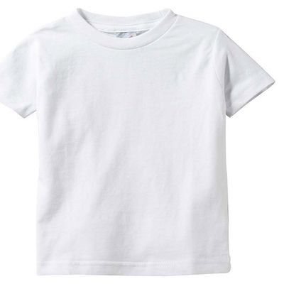 RABBIT SKINS Fine Jersey Infant T-Shirt, 6MOS, White