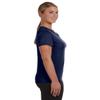 Augusta Sportswear Ladies Moisture-Wicking V-Neck T-Shirt, XL, Navy view 3