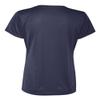 Augusta Sportswear Ladies Moisture-Wicking V-Neck T-Shirt, XL, Navy view 4
