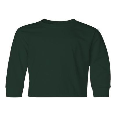 Jerzees Heavyweight Blend Long-Sleeve T-Shirt (29BL) Forest Green, XL
