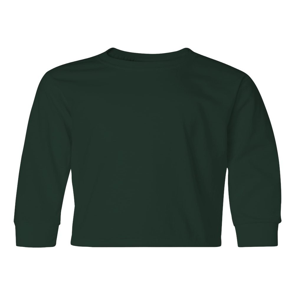Jerzees Heavyweight Blend Long-Sleeve T-Shirt (29BL) Forest Green, XL