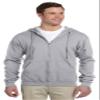 Jerzees 8 oz., 50/50 NuBlend Fleece Full-Zip Hood (993)- OXFORD,L view 1