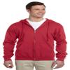 Jerzees 8 oz., 50/50 NuBlend Fleece Full-Zip Hood (993)- TRUE RED,3XL view 1