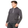 Bella + Canvas Men's Poly-Cotton Fleece Pullover Hoodie, Dark Grey Heather, XS view 4