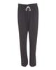 Bella + Canvas Unisex Fleece Long Scrunch Pant (3737)- DK GREY HEATHER,L view 1