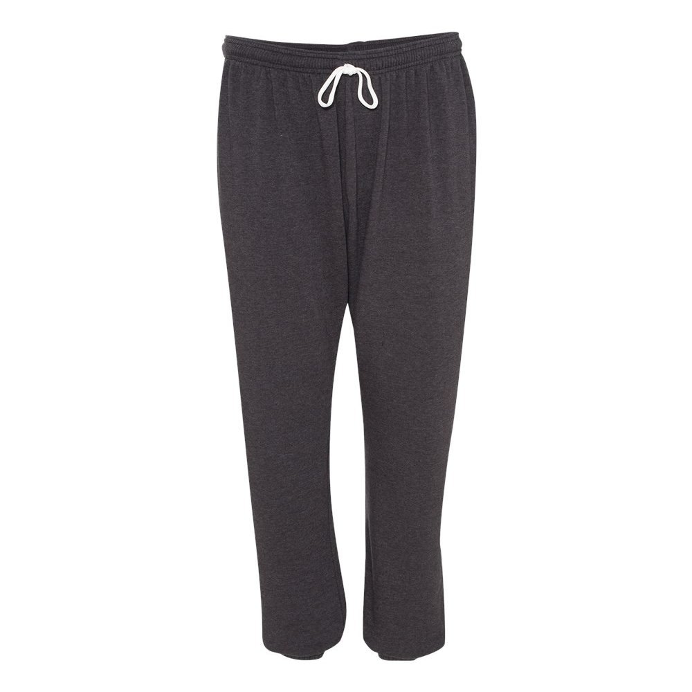Bella Canvas Unisex Fleece Long Scrunch Pant (3737)- DK Grey Heather,M