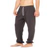 Bella Canvas Unisex Fleece Long Scrunch Pant (3737)- DK Grey Heather,M view 3