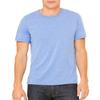 Bella Canvas Triblend Short-Sleeve T-Shirt (3413C) Blue Triblend, 3XL view 2