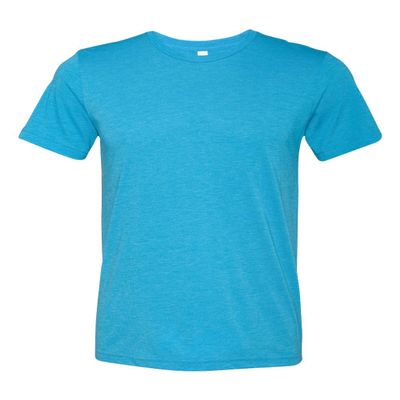 Bella Canvas Triblend Short-Sleeve T-Shirt (3413C) Aqua Triblend, XL