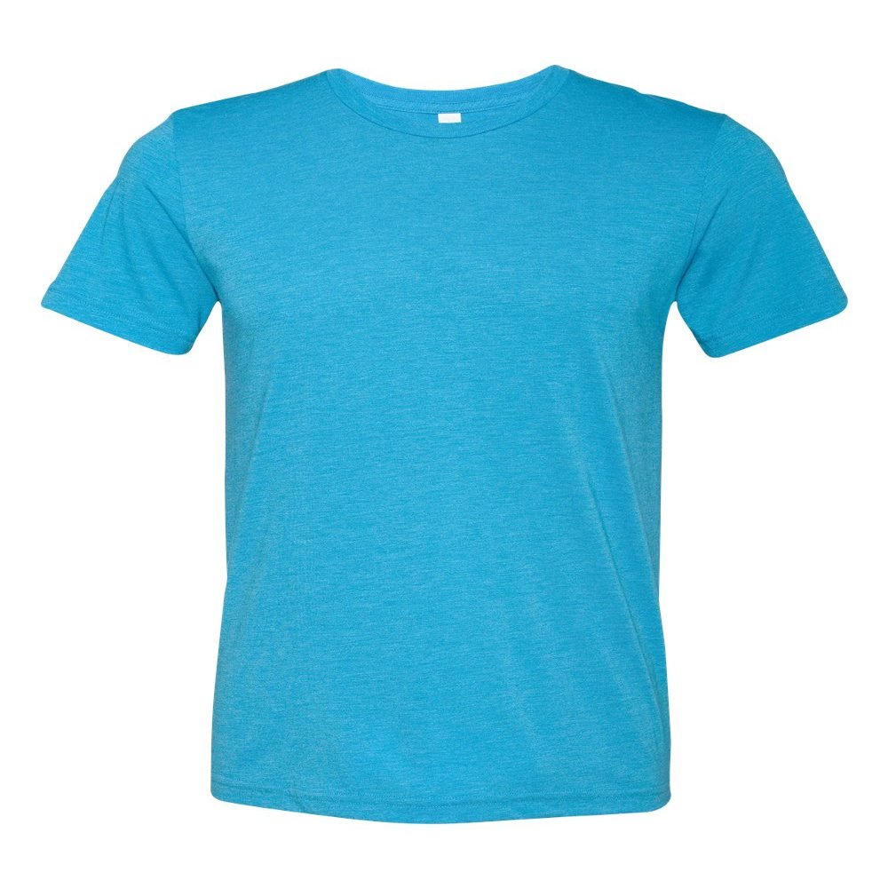Bella Canvas Triblend Short-Sleeve T-Shirt (3413C) Aqua Triblend, XL