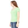 Bella + Canvas Womens Jersey Short-Sleeve Deep V-Neck T-Shirt (B6035)- NEON GREEN,2XL view 4