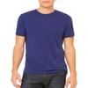 Bella Canvas Triblend Short-Sleeve T-Shirt (3413C) Navy Triblend, 2XL view 2