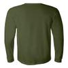 Bella Canvas Jersey Long-Sleeve T-Shirt (3501) Olive, M view 4