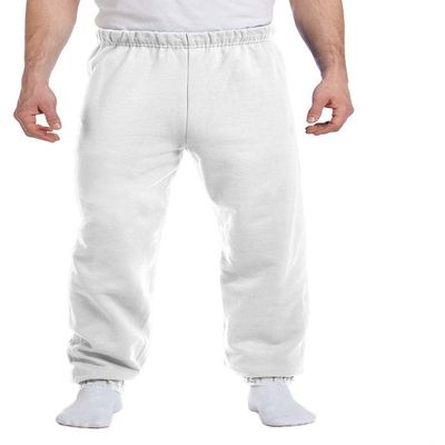 Jerzees 8 oz. 50/50 Fleece Sweatpants (973) White, L