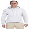 Jerzees 8 oz., 50/50 NuBlend Fleece Pullover Hood (996)- WHITE,3XL view 1