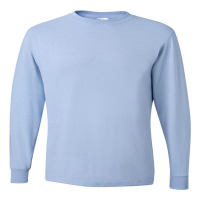 Jerzees 5.6 oz. 50/50 Heavyweight Blend Long-Sleeve T-Shirt (29L) Light Blue, M