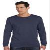 Bella Canvas Jersey Long-Sleeve T-Shirt (3501) Heather Navy, M view 1