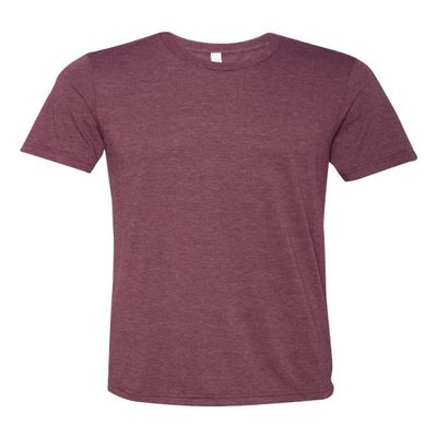 Bella Canvas Triblend Short-Sleeve T-Shirt (3413C) Maroon Triblend, 2XL