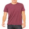Bella Canvas Triblend Short-Sleeve T-Shirt (3413C) Maroon Triblend, 2XL view 2