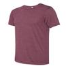 Bella Canvas Triblend Short-Sleeve T-Shirt (3413C) Maroon Triblend, 2XL view 3