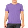BELLA+CANVAS Triblend Short-Sleeve T-Shirt (3413C) Purple Triblend, 3XL view 2