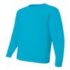 Jerzees 5.6 oz. 50/50 Heavyweight Blend Long-Sleeve T-Shirt (29L) California Blue, XL view 3